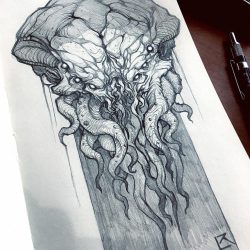 Cthulhu Drawing Amazing Sketch