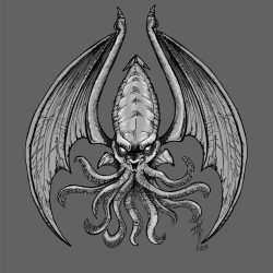 Cthulhu Drawing Artistic Sketching