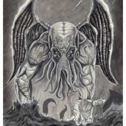 Cthulhu Drawing Hand drawn Sketch