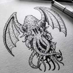 Cthulhu Drawing Image