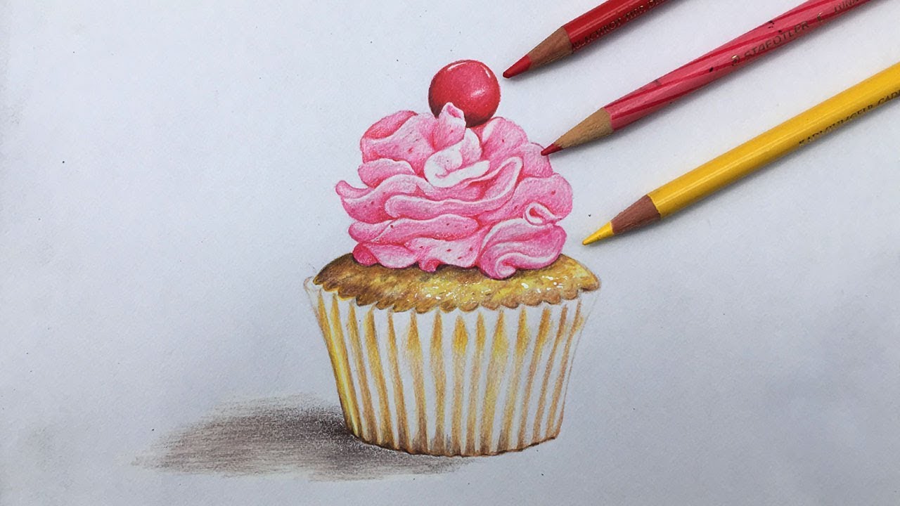 Cupcake Drawing Art