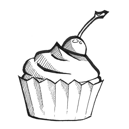 Cupcake Drawing