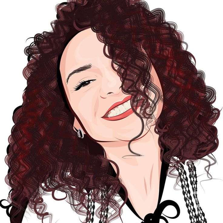 Curly Hair Girl Drawing Amazing Sketch
