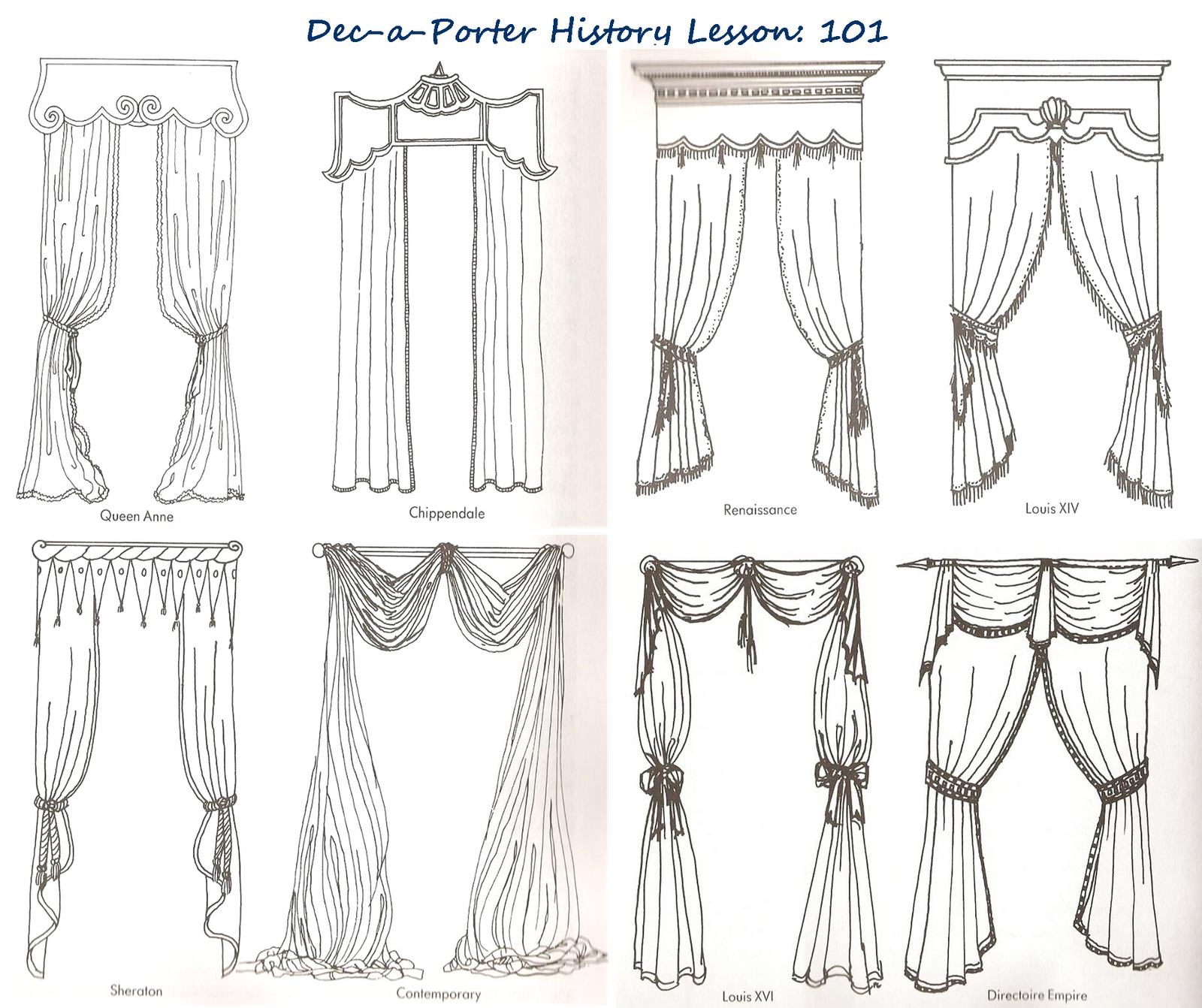 Curtain Drawing Creative Style