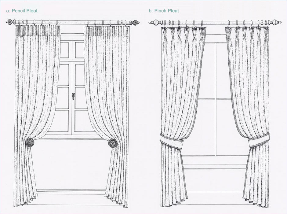Curtain Drawing Hand drawn