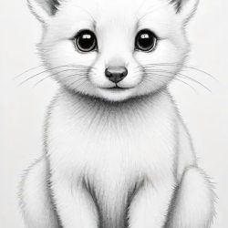 Cute Animals Drawing Art Sketch Image