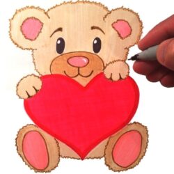 Cute Bear Drawing Hand Drawn Sketch