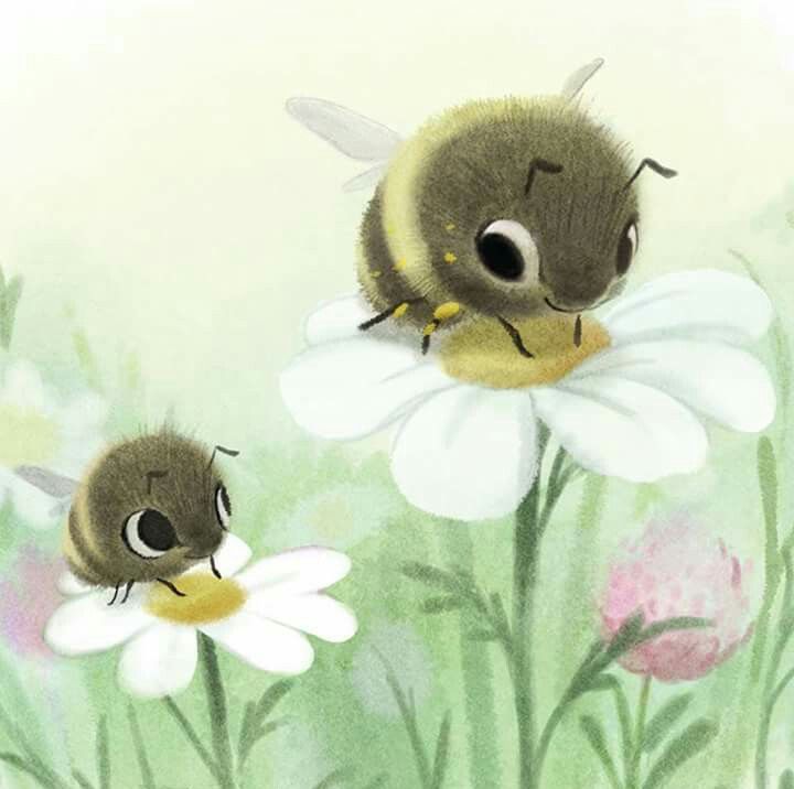 Cute Bee Drawing Creative Style