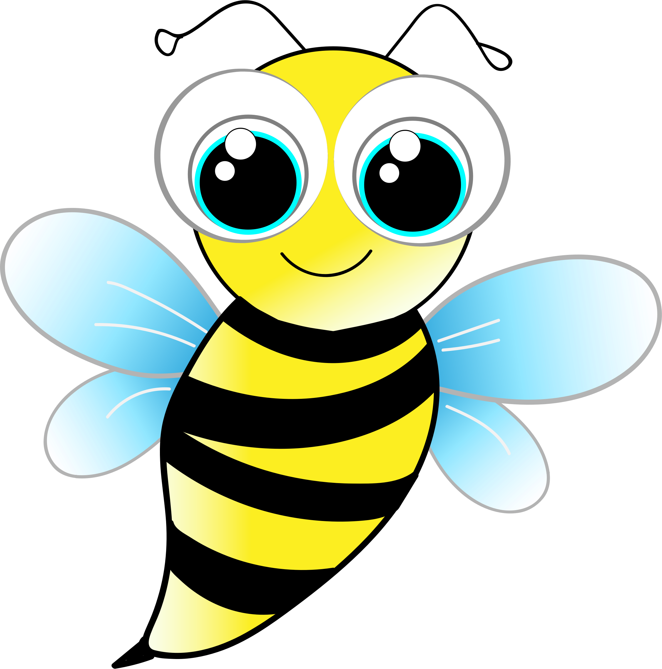 Cute Bee Drawing