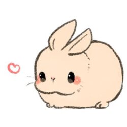 Cute Bunny Drawing Creative Style