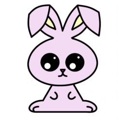 Cute Bunny Drawing Image