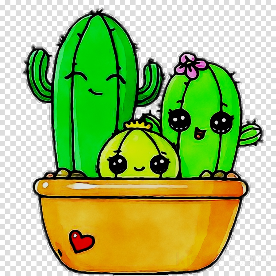 Cute Cactus Drawing Artistic Sketching