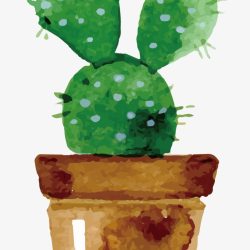 Cute Cactus Drawing Creative Style