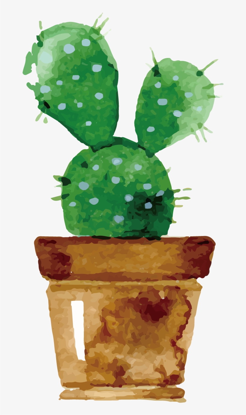 Cute Cactus Drawing Creative Style