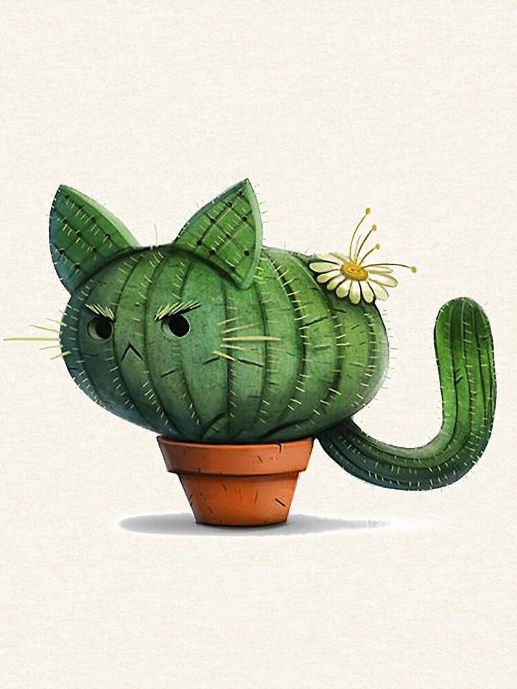 Cute Cactus Drawing Sketch