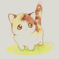 Cute Cat Drawing Fine Art