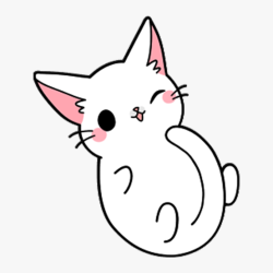 Cute Cat Drawing Image