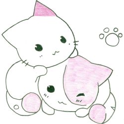 Cute Cat Drawing Picture