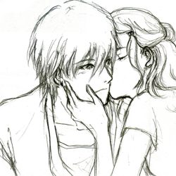 Cute Couple Poses Drawing Sketch