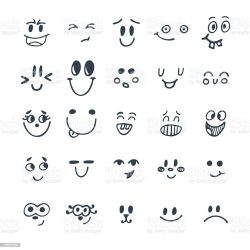 Cute Face Drawing Image