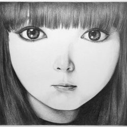 Cute Face Drawing Professional Artwork