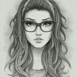 Cute Face Drawing Sketch