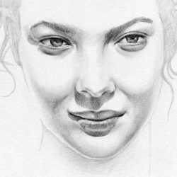 Cute Face Drawing Stunning Sketch