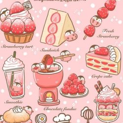 Cute Food Drawing Realistic Sketch