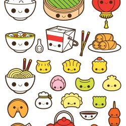 Cute Food Drawing Stunning Sketch