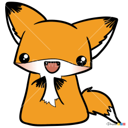 Cute Fox Drawing