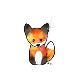 Cute Fox Drawing Creative Style