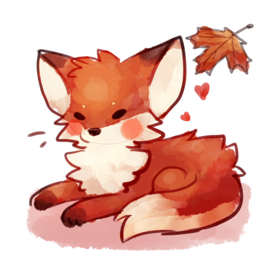 Cute Fox Drawing Fine Art