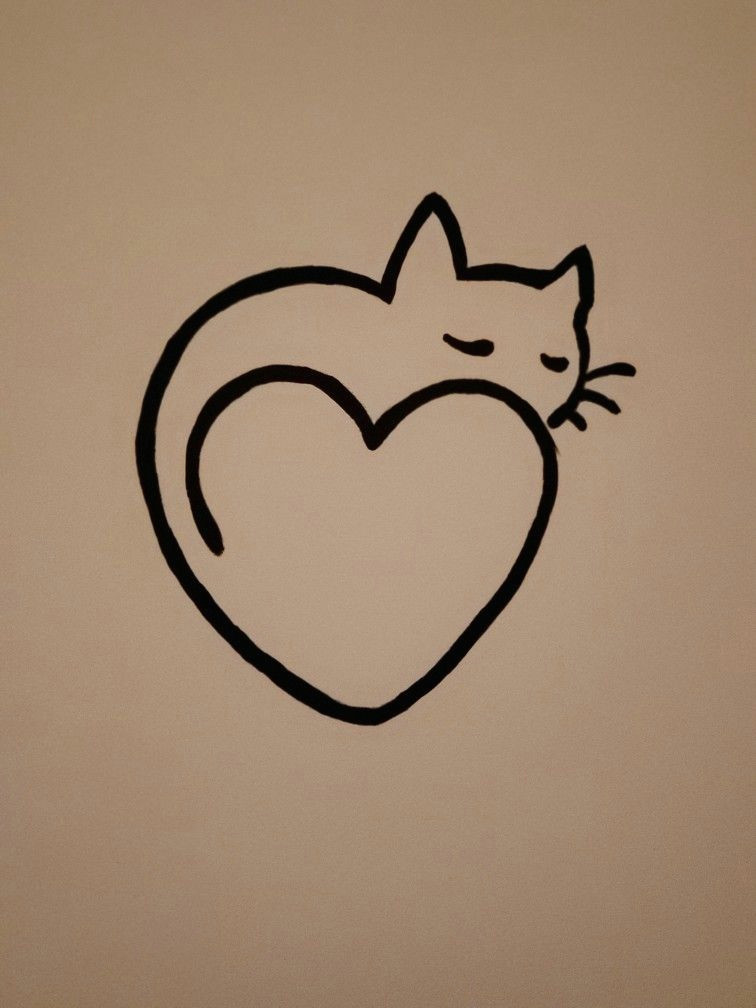 Cute Heart Drawing Professional Artwork