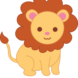 Cute Lion Drawing Hand drawn