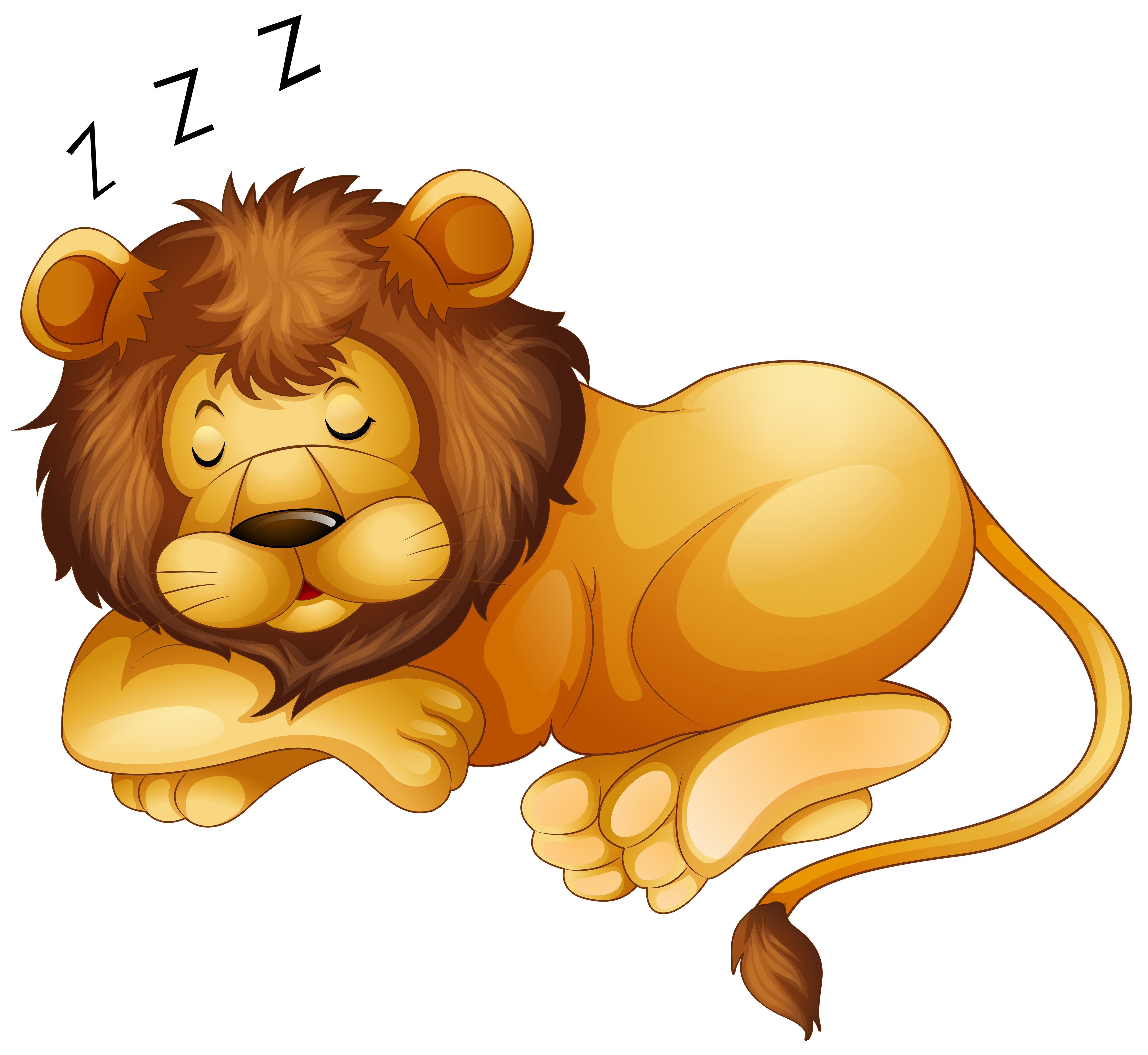 Cute Lion Drawing Image