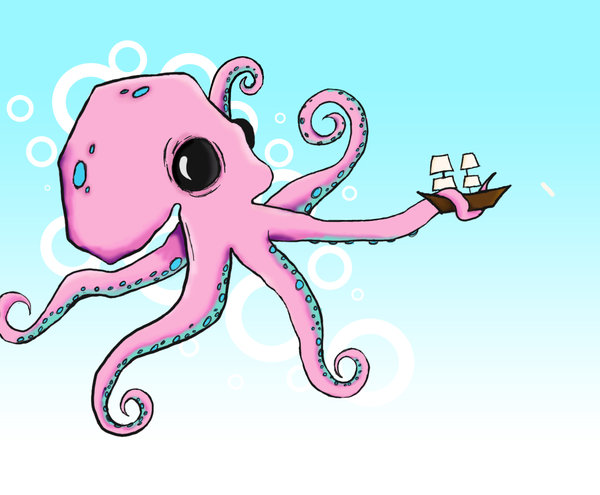 Cute Octopus Drawing Amazing Sketch