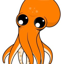 Cute Octopus Drawing Creative Style