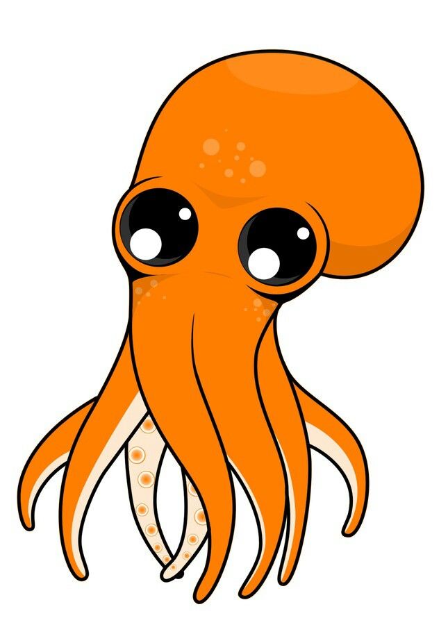 Cute Octopus Drawing Creative Style