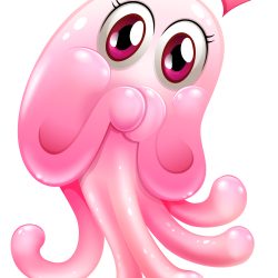 Cute Octopus Drawing Fine Art