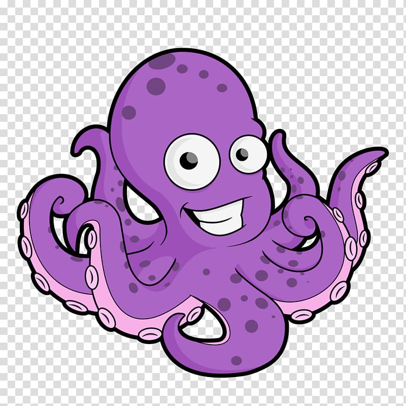 Cute Octopus Drawing Modern Sketch