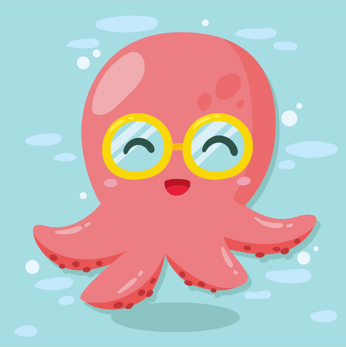 Cute Octopus Drawing Stunning Sketch