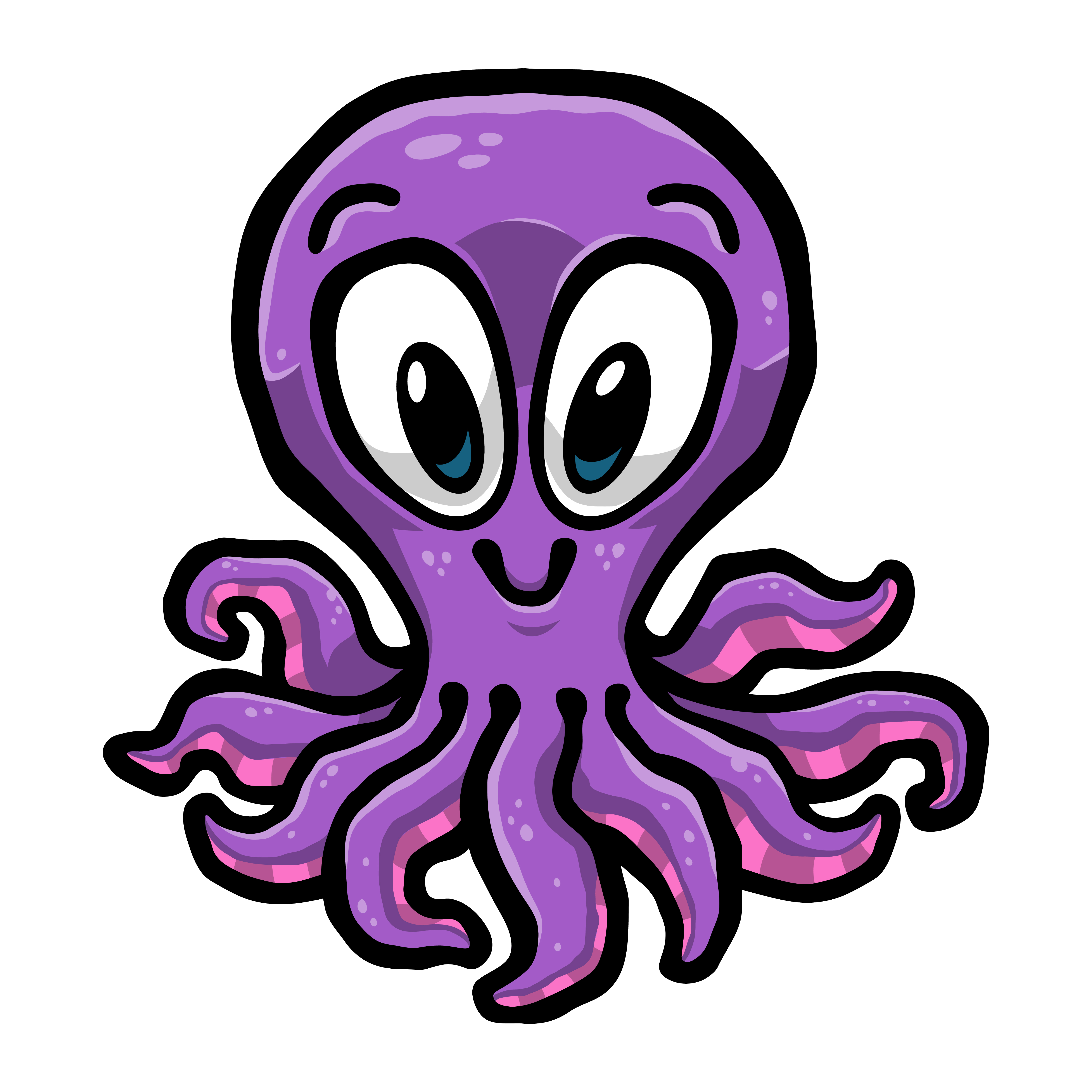 Cute Octopus Drawing