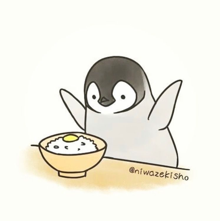 Cute Penguin Drawing Realistic Sketch