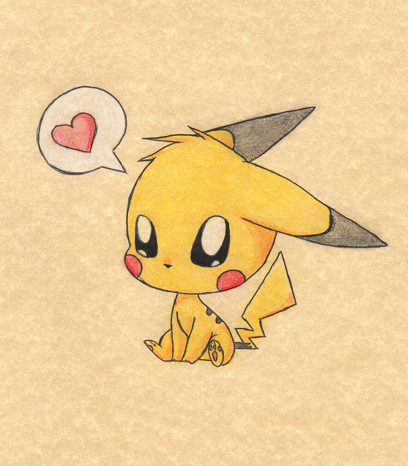 Cute Pikachu Drawing Intricate Artwork