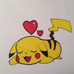 Cute Pikachu Drawing Stunning Sketch