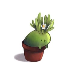 Cute Plant Drawing Realistic Sketch