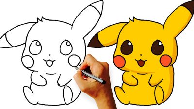 Cute Pokemon, Adorable Creatures, Charming Designs, Playful Companions, Endearing Characters Drawing