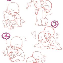 Cute Poses Drawing Realistic Sketch