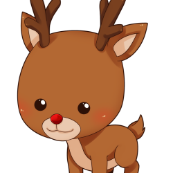 Cute Reindeer Drawing Artistic Sketching