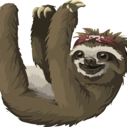 Cute Sloth Drawing Image